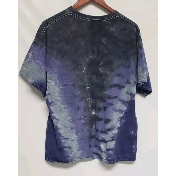 Vintage Pink Floyd Darkside Of The Moon Tie Dye Shirt Band Tee Liquid Blue - Picture 3 of 4